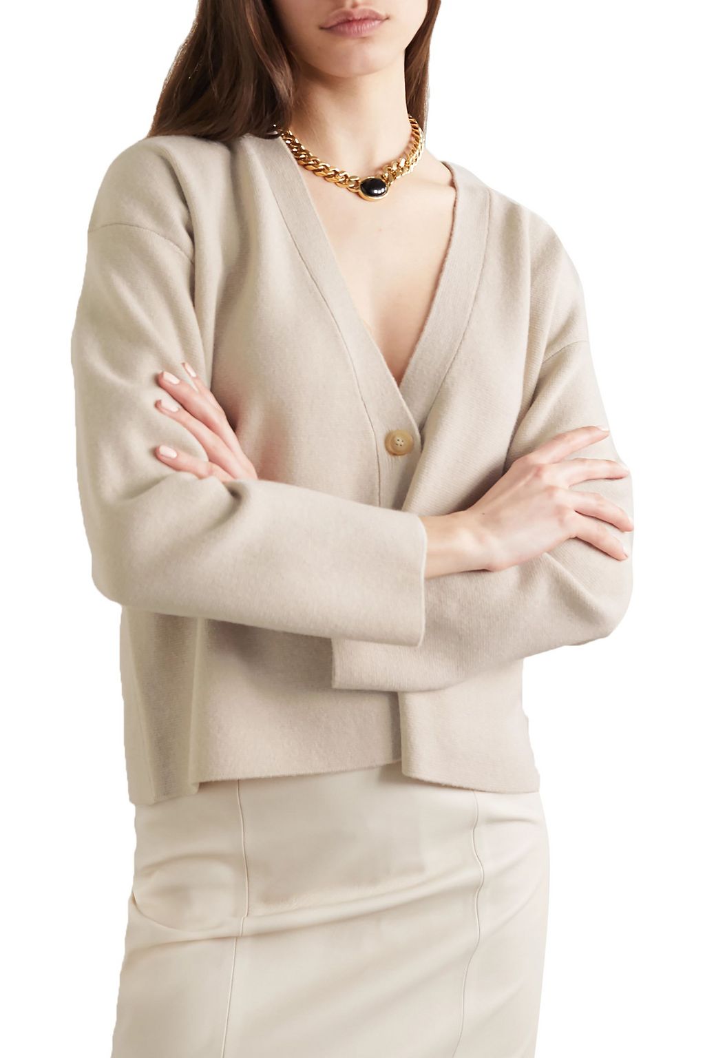 CO Wool and cashmere-blend cardigan