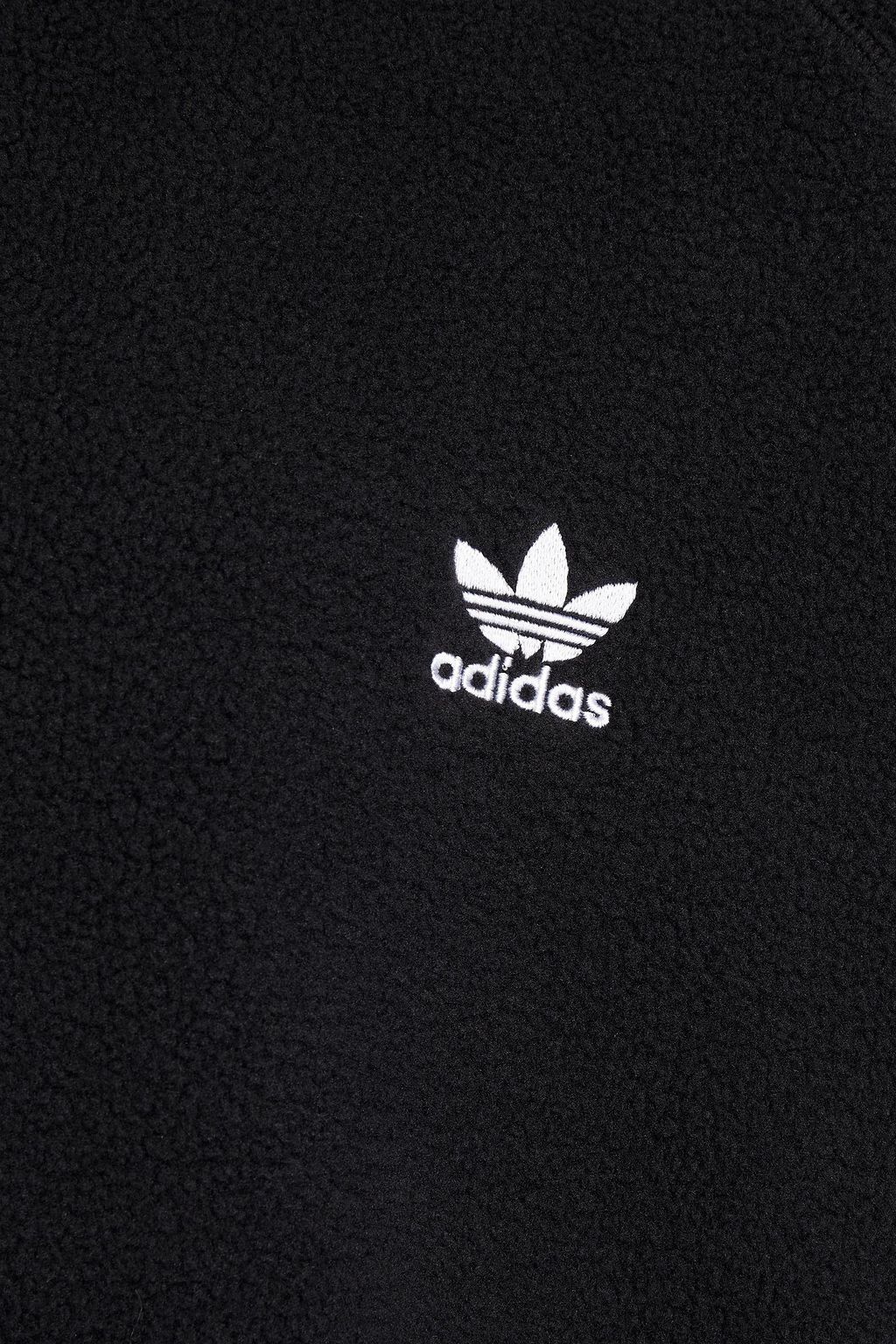 ADIDAS ORIGINALS Striped recycled fleece sweatshirt