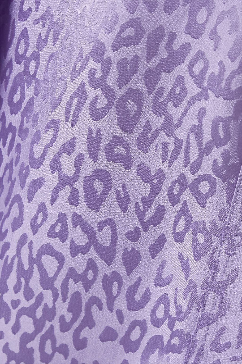 LES RÊVERIES Silk-satin jacquard straight-leg pants