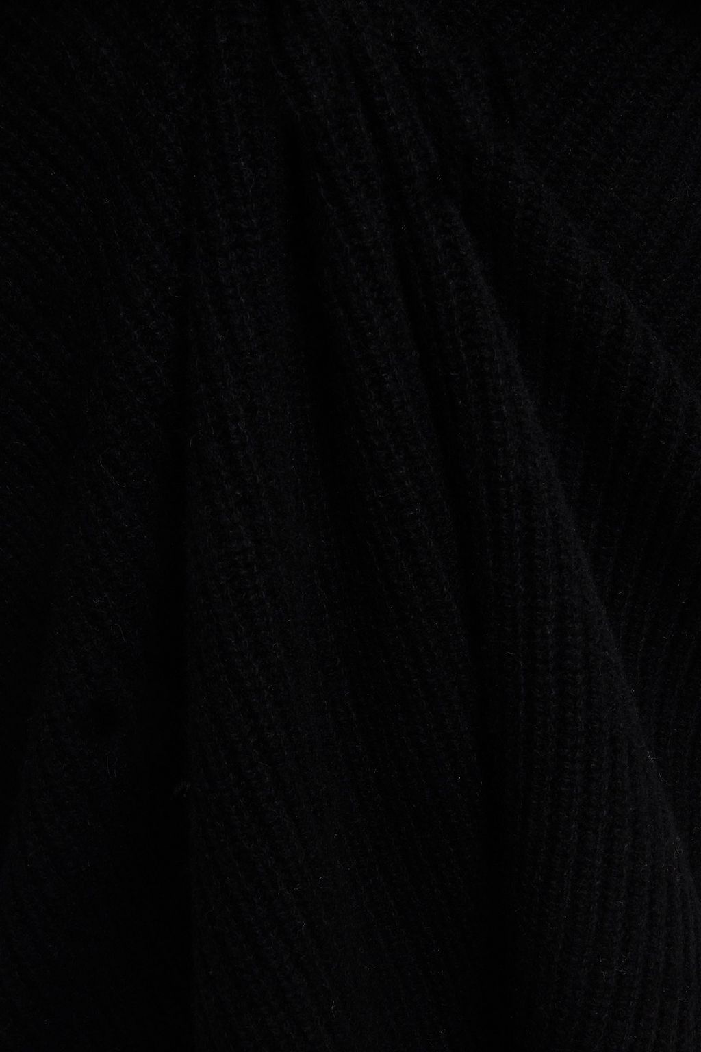 ALICE + OLIVIA Ribbed cashmere turtleneck sweater