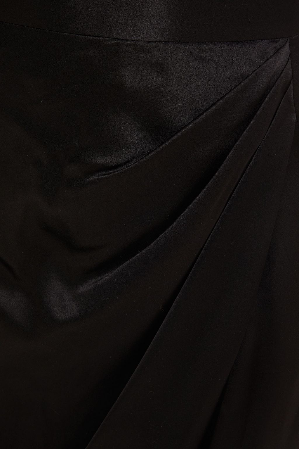 MICHELLE MASON Draped silk-charmeuse tapered pants