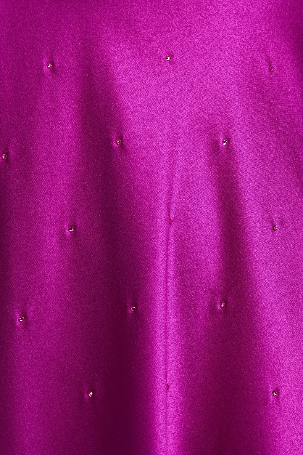 MICHELLE MASON Crystal-embellished silk-charmeuse midi slip dress