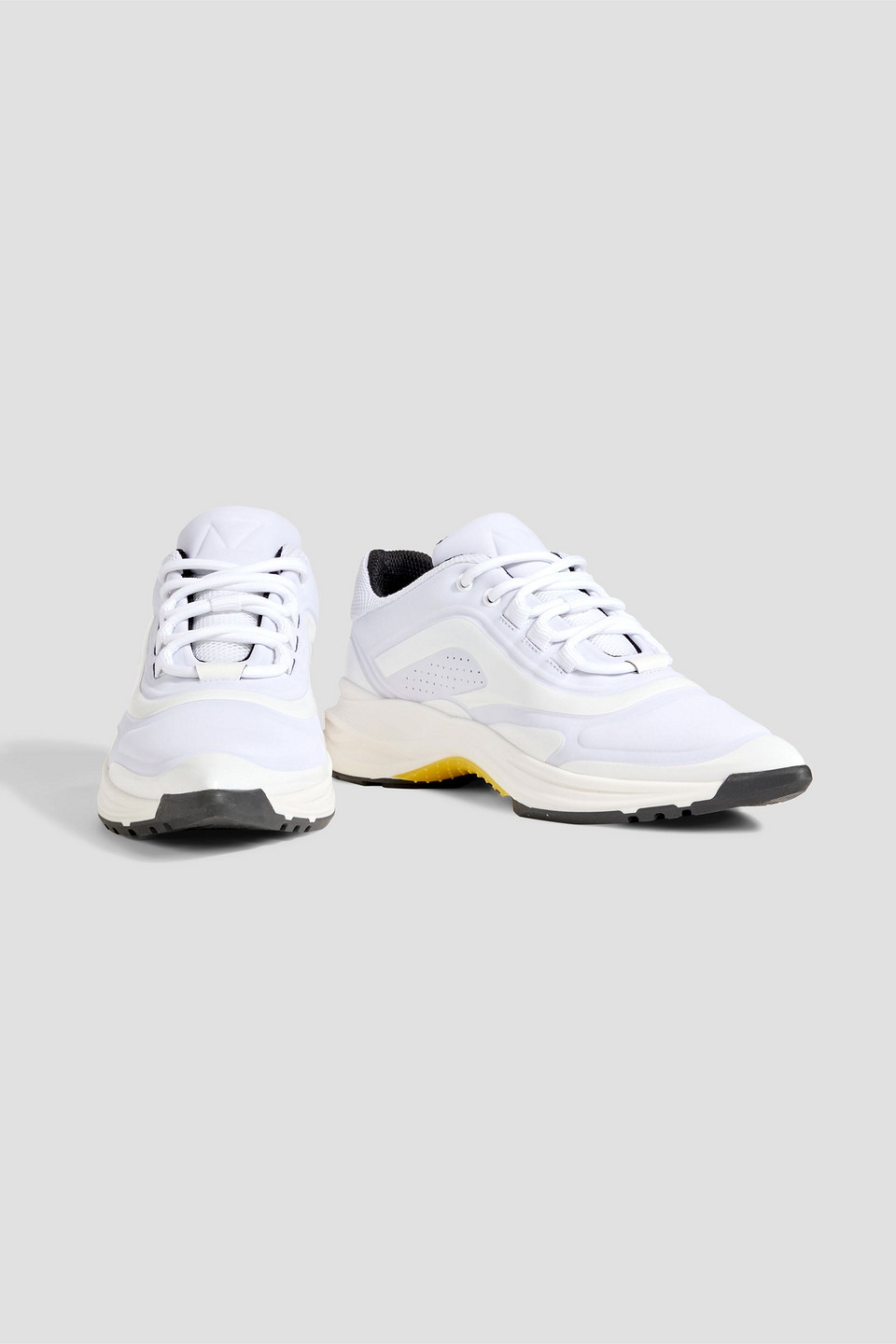 Shop Az Factory Neoprene And Mesh Sneakers In White