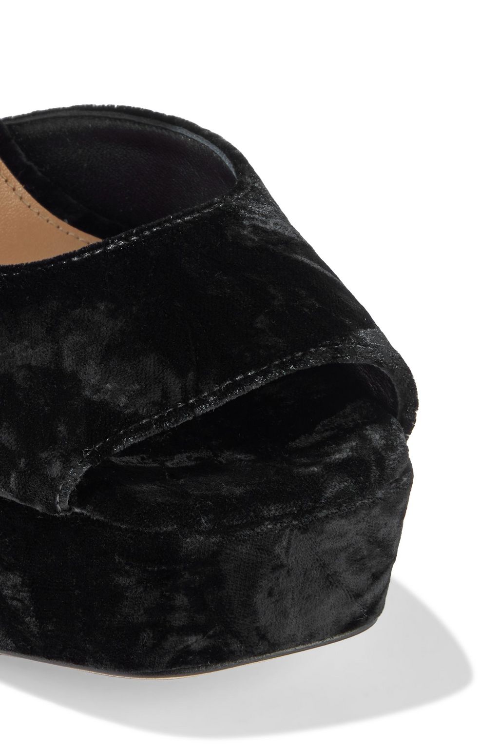 SERGIO ROSSI sr Monica chenille platform sandals