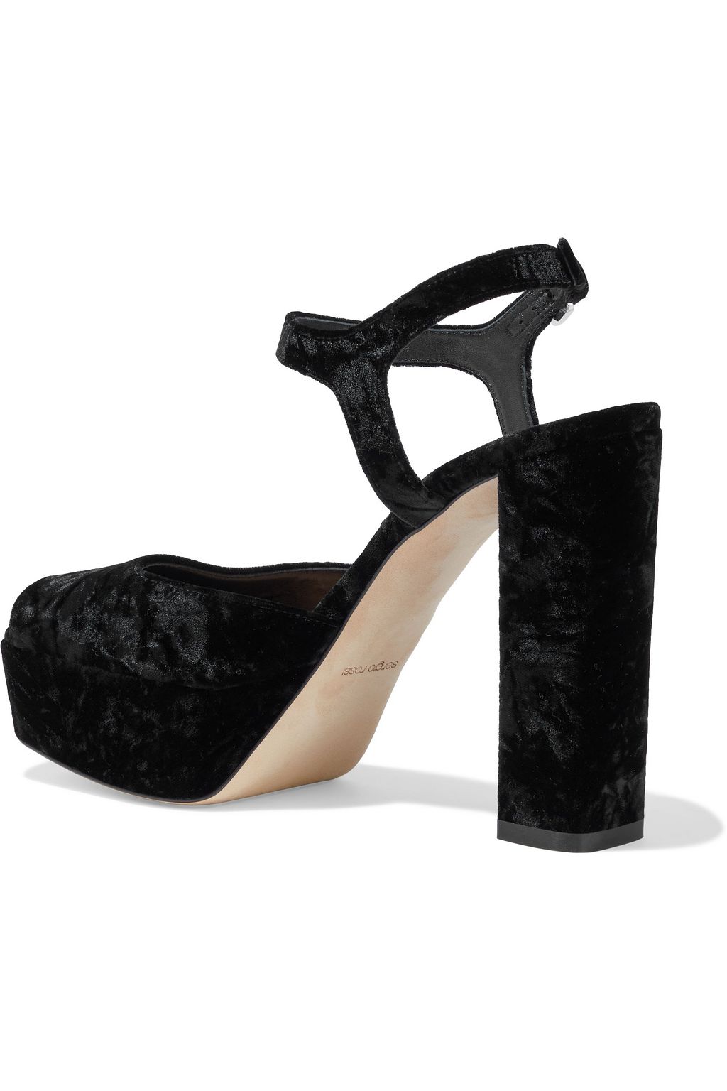 SERGIO ROSSI sr Monica chenille platform sandals