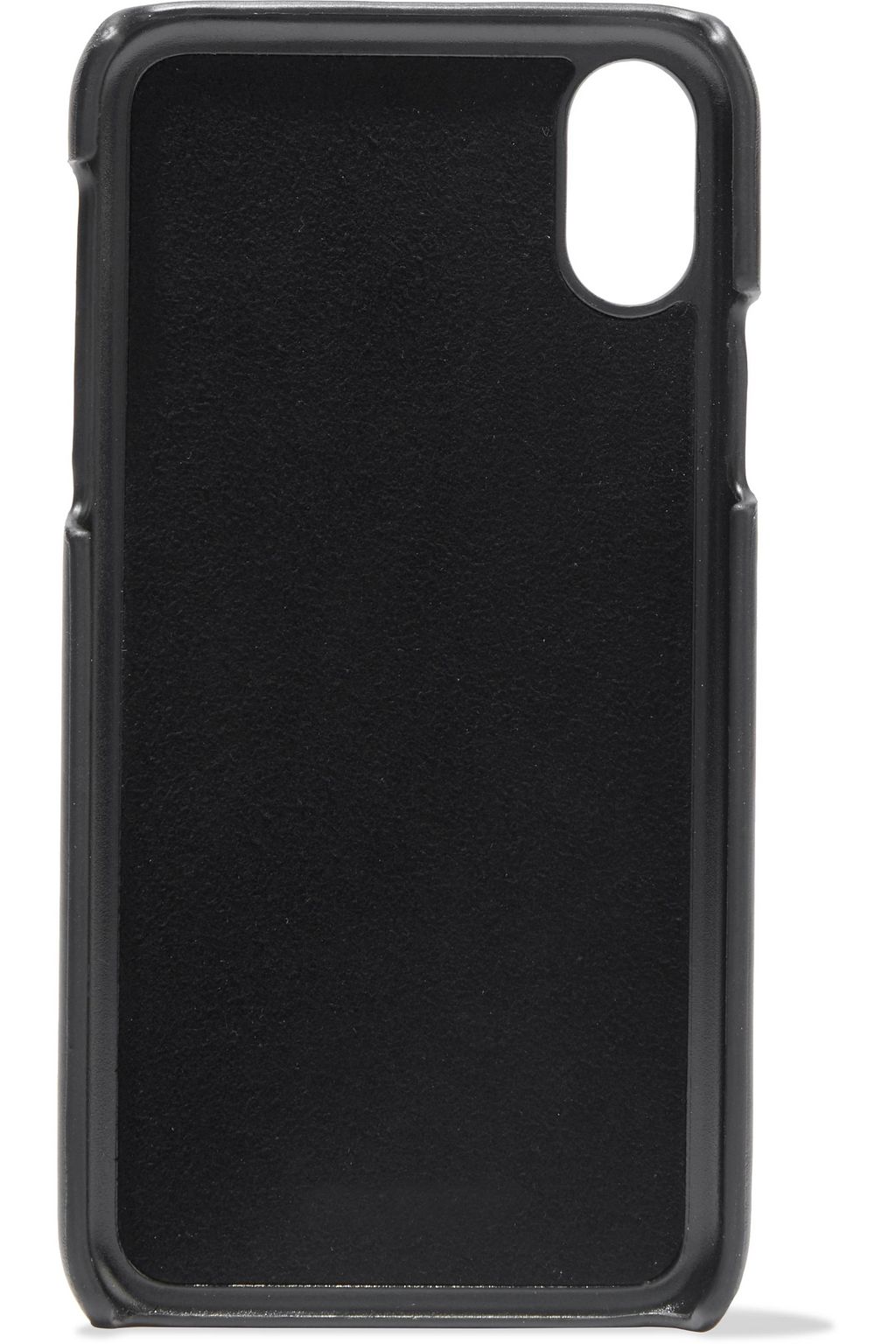 DOLCE&GABBANA Logo-embellished leather iPhone X case