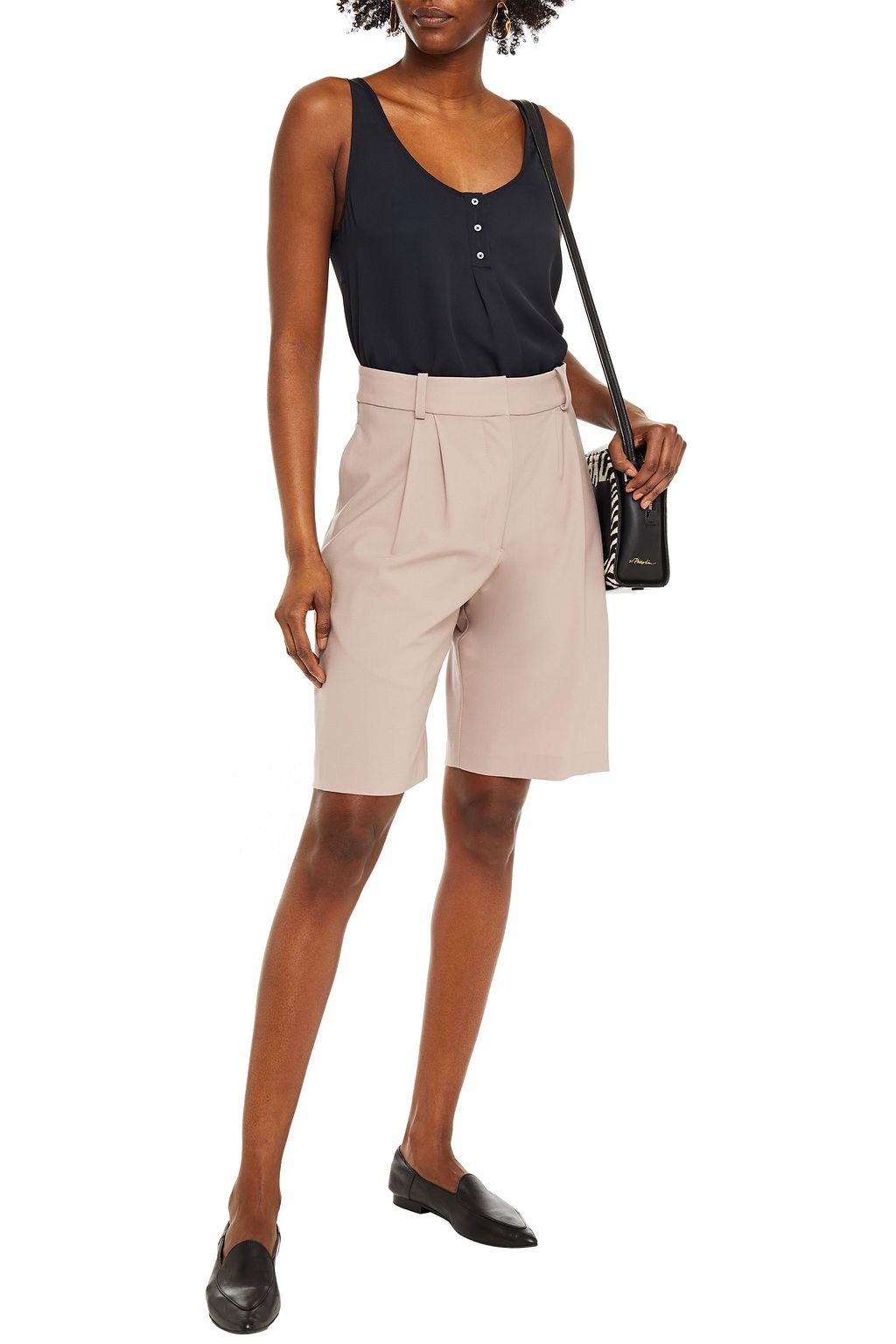 JOIE Caelen crepe de chine tank