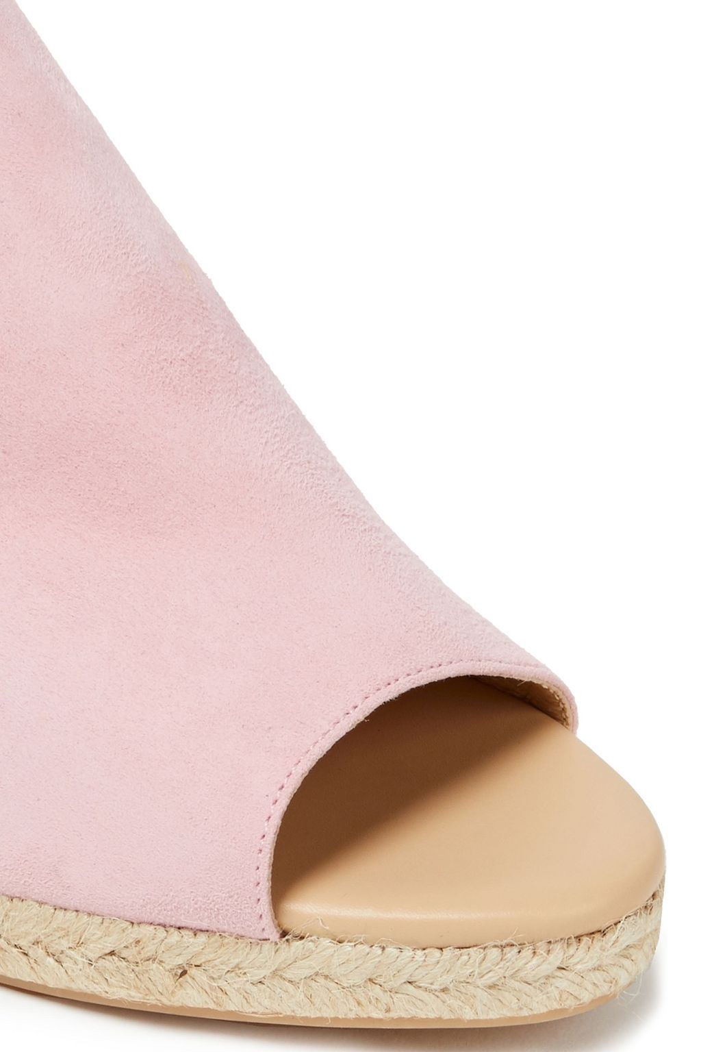 MANEBÍ Hamptons suede espadrille wedge mules