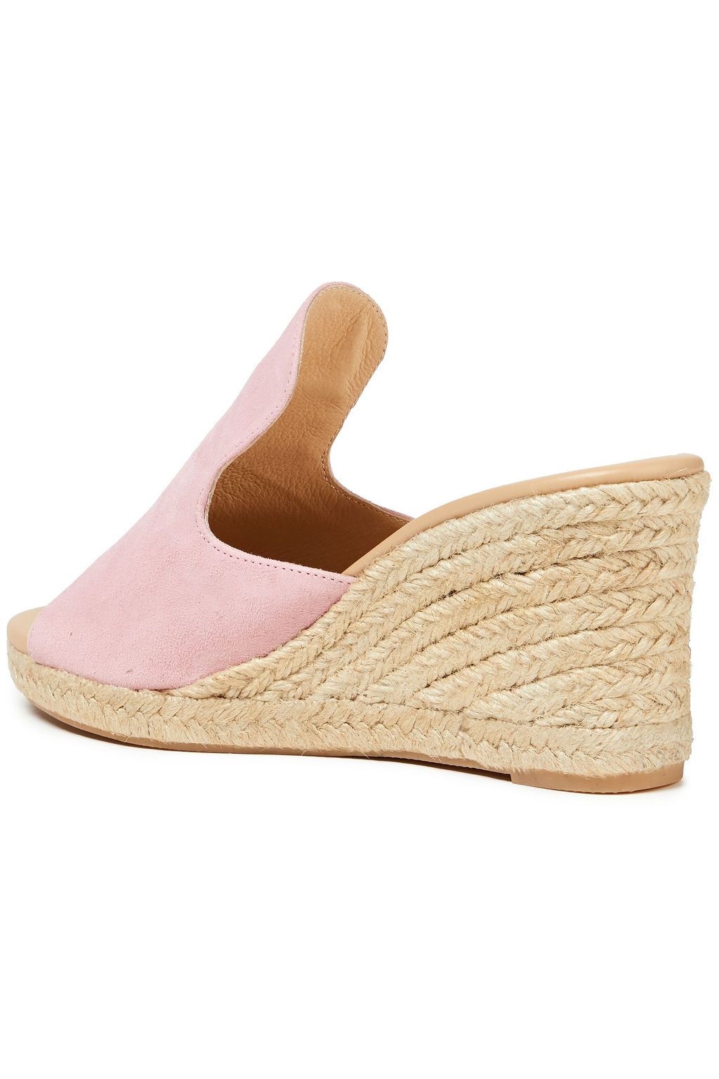 MANEBÍ Hamptons suede espadrille wedge mules