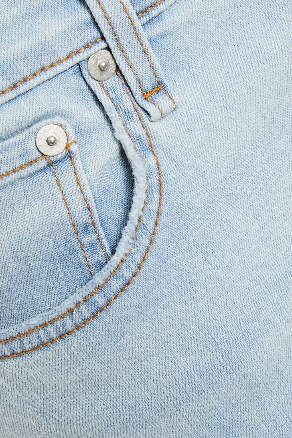 RAG & BONE Cate cropped distressed mid-rise skinny jeans