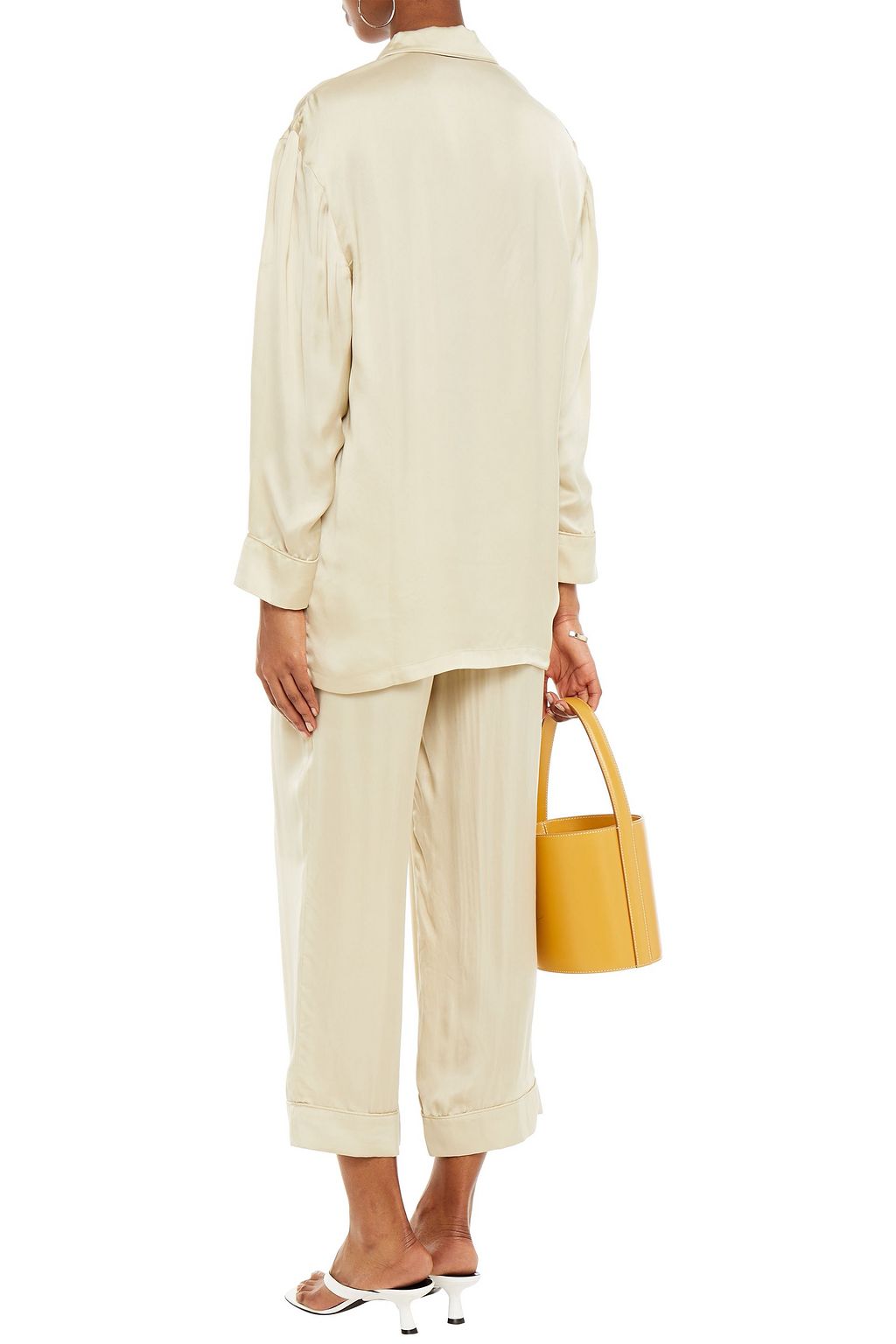 AMERICAN VINTAGE Cupro-satin shirt
