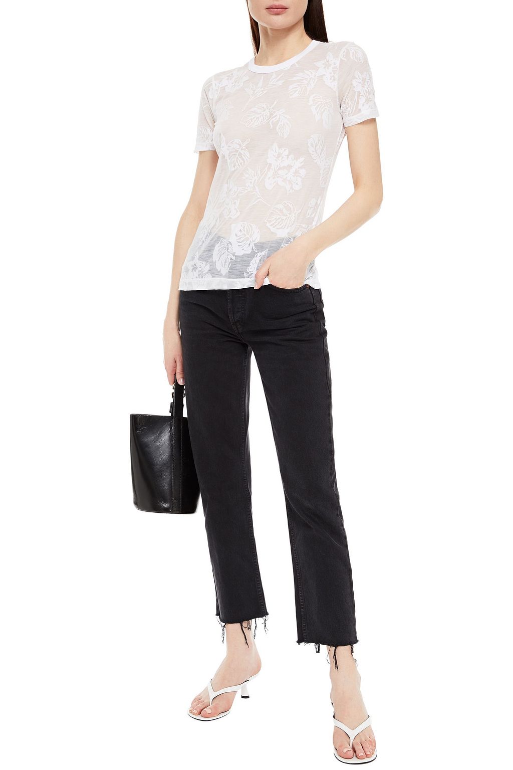 RAG & BONE Burnout jersey T-shirt