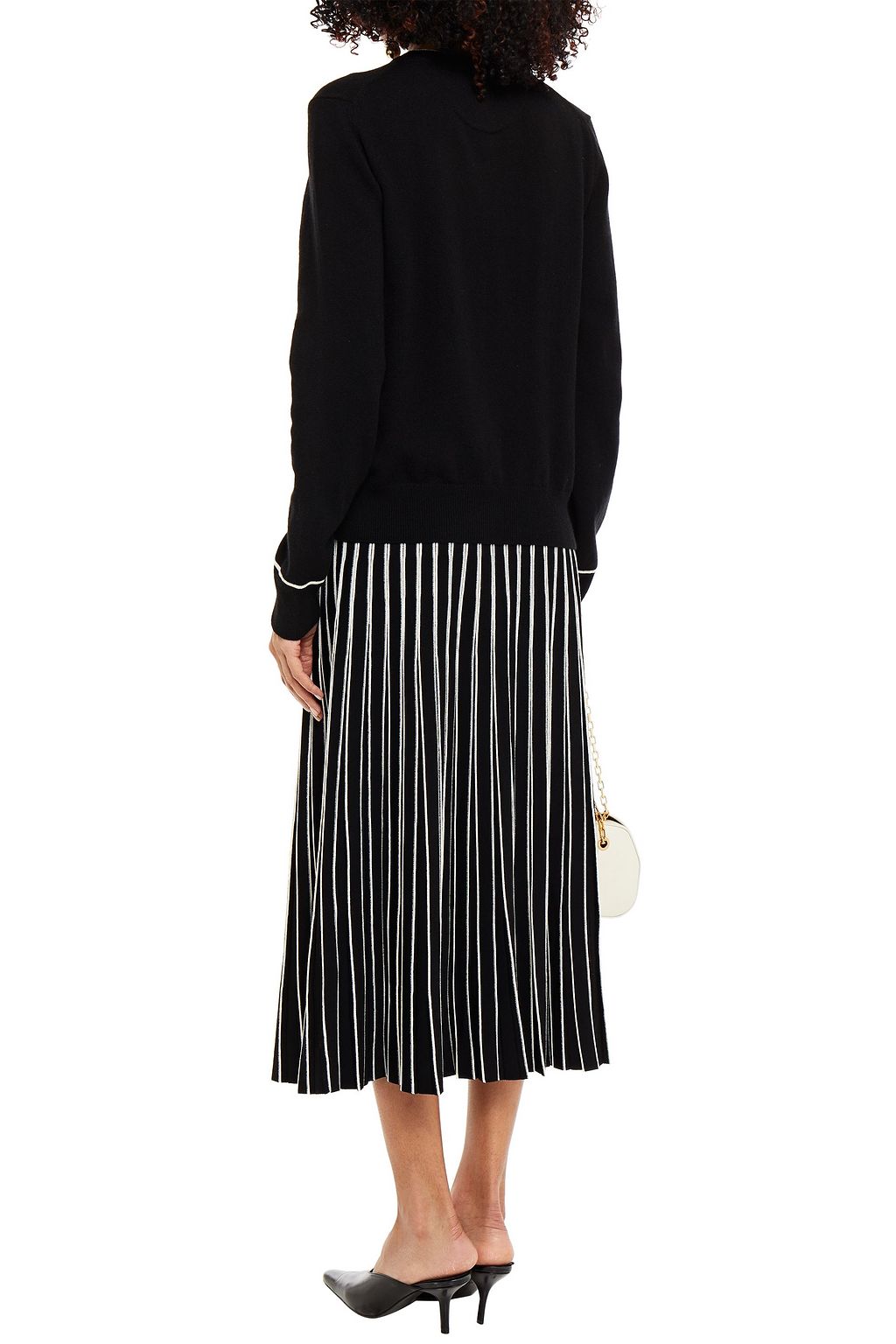 TORY BURCH Mélange cashmere cardigan