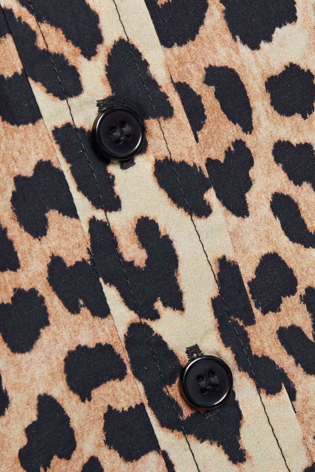 Animal print Floral-print cotton-poplin peplum blouse | Sale up to 70% off | THE OUTNET | GANNI 