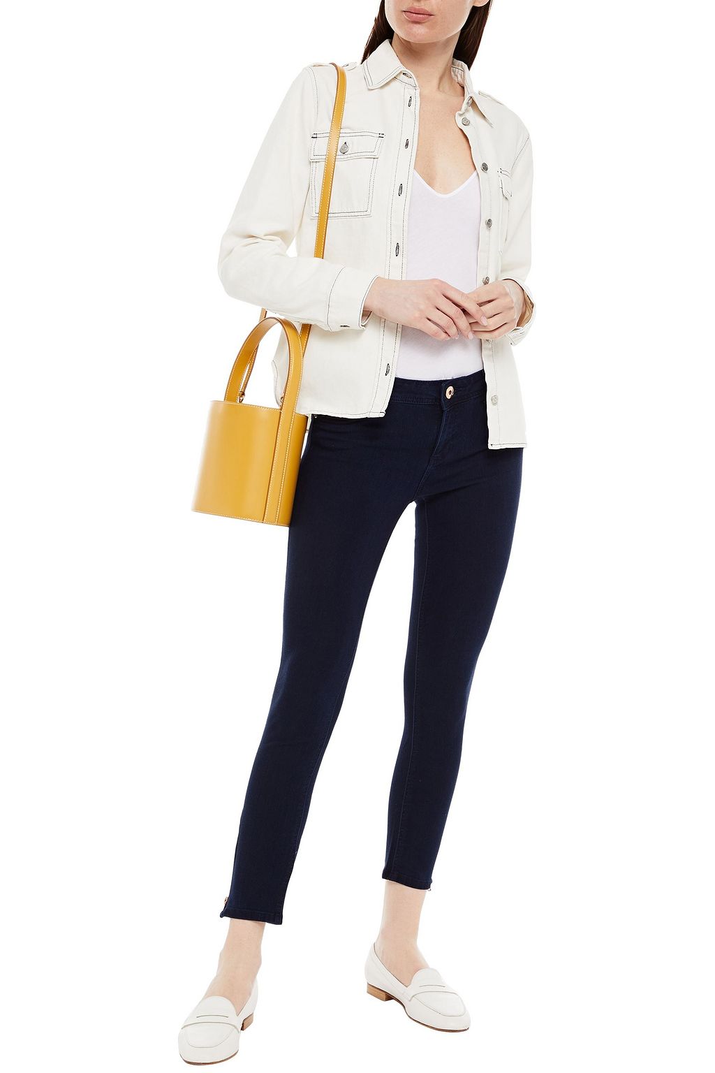 DL1961 Florence cropped mid-rise slim-leg jeans