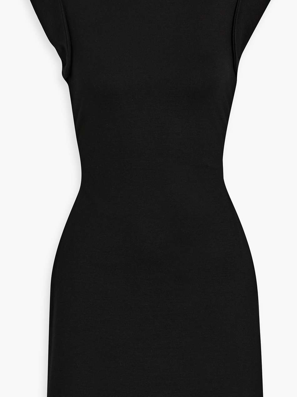 logo-print jersey mini dress