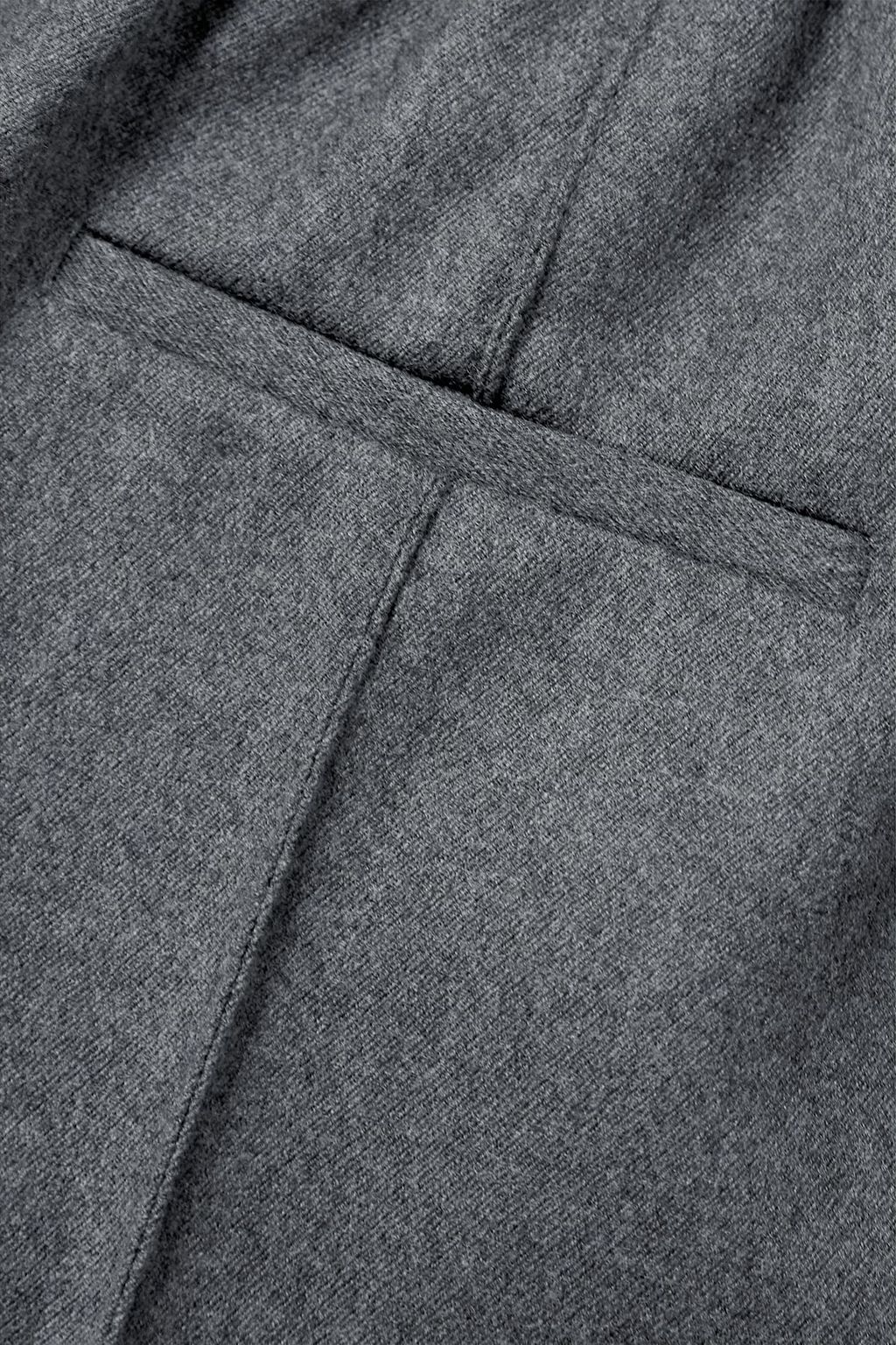 MCQUEEN Pleated wool-flannel tapered pants