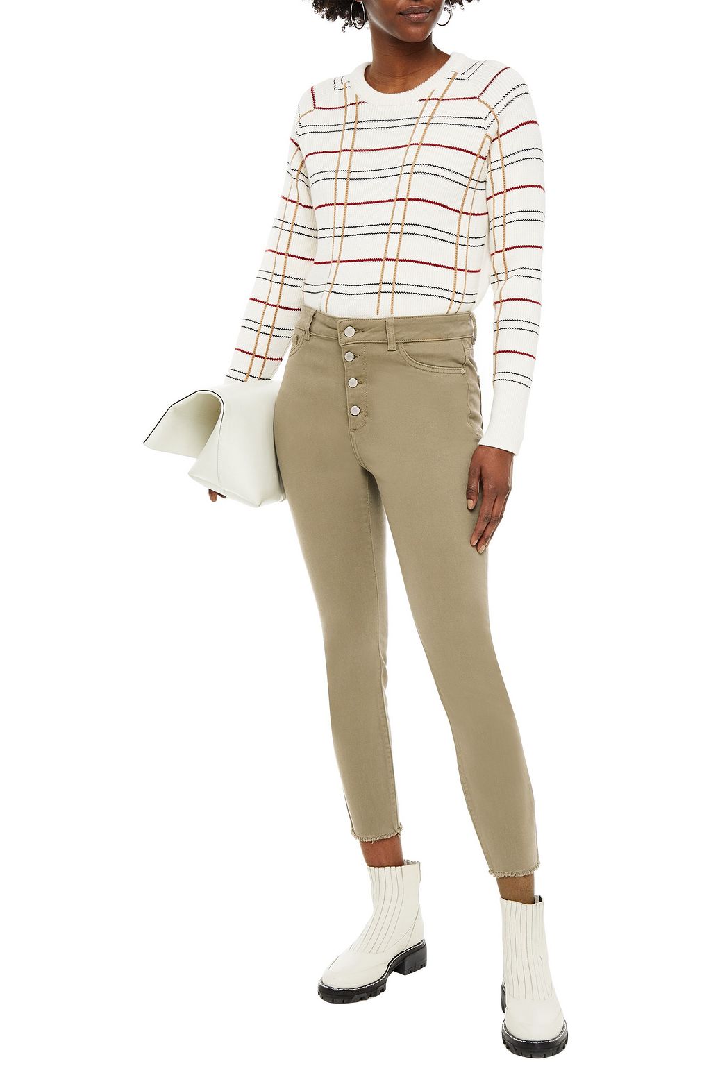 DL1961 Farrow cropped high-rise skinny jeans