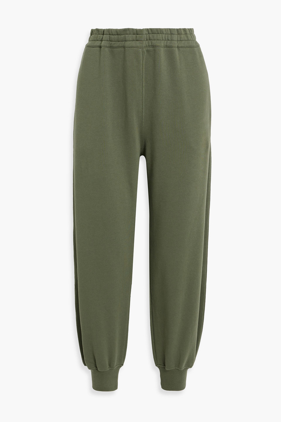 Logo-print French cotton-terry track pants
