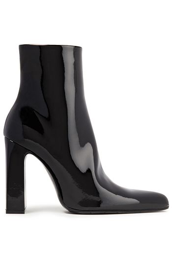 balenciaga patent leather ankle boots