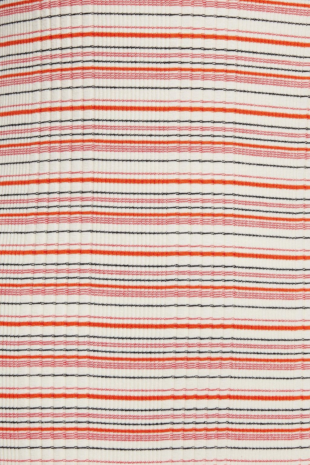JOIE Meri ribbed striped jersey midi dress