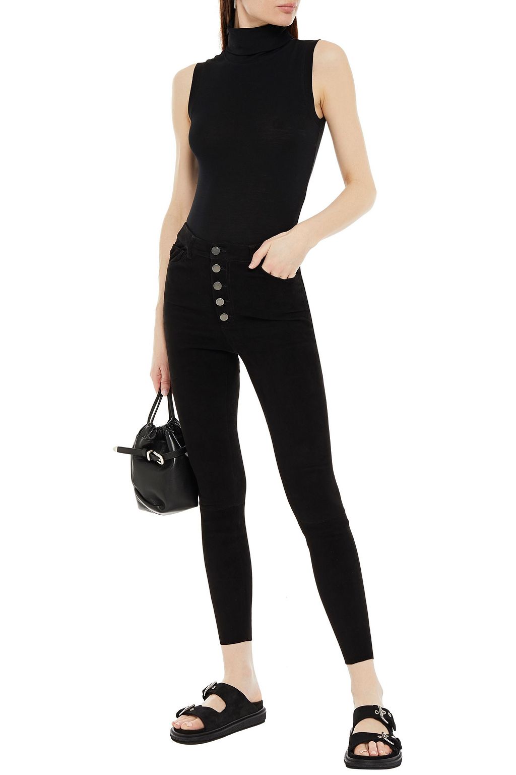 ALICE + OLIVIA Mikah suede skinny pants