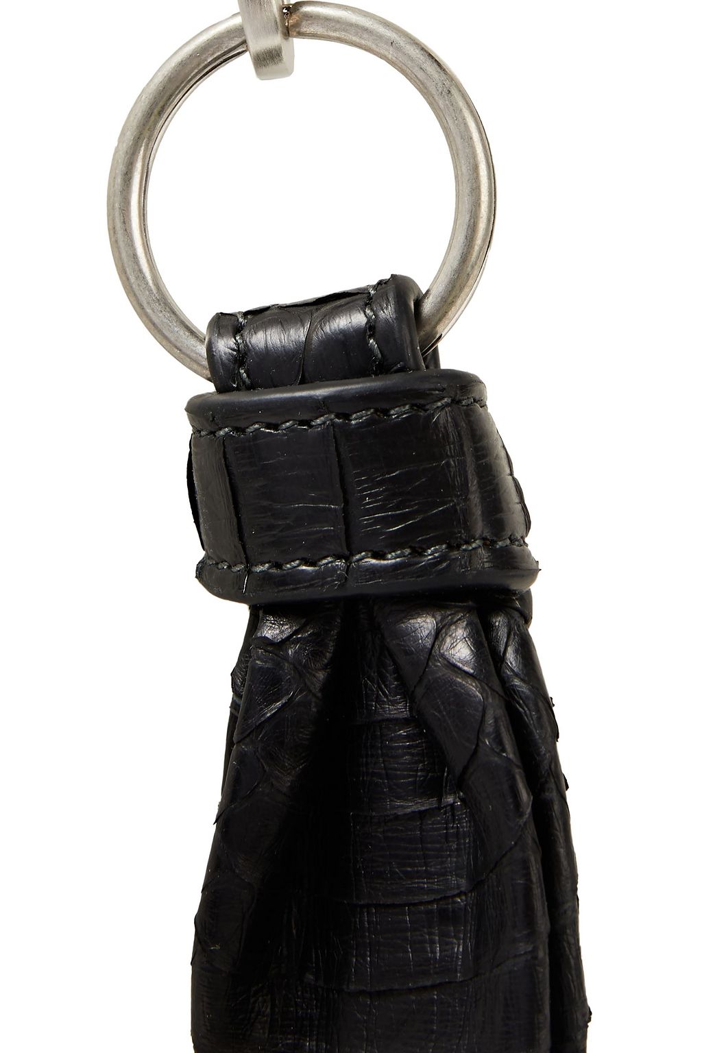 RICK OWENS Knotted elaphe key chain