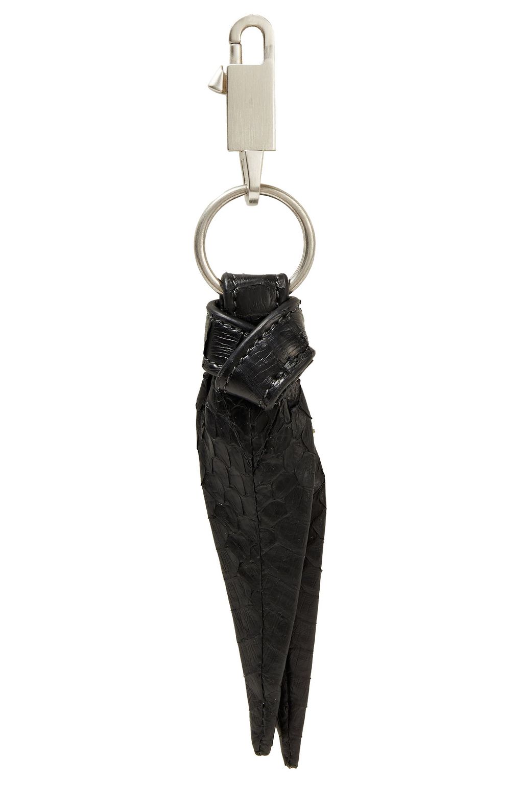 RICK OWENS Knotted elaphe key chain