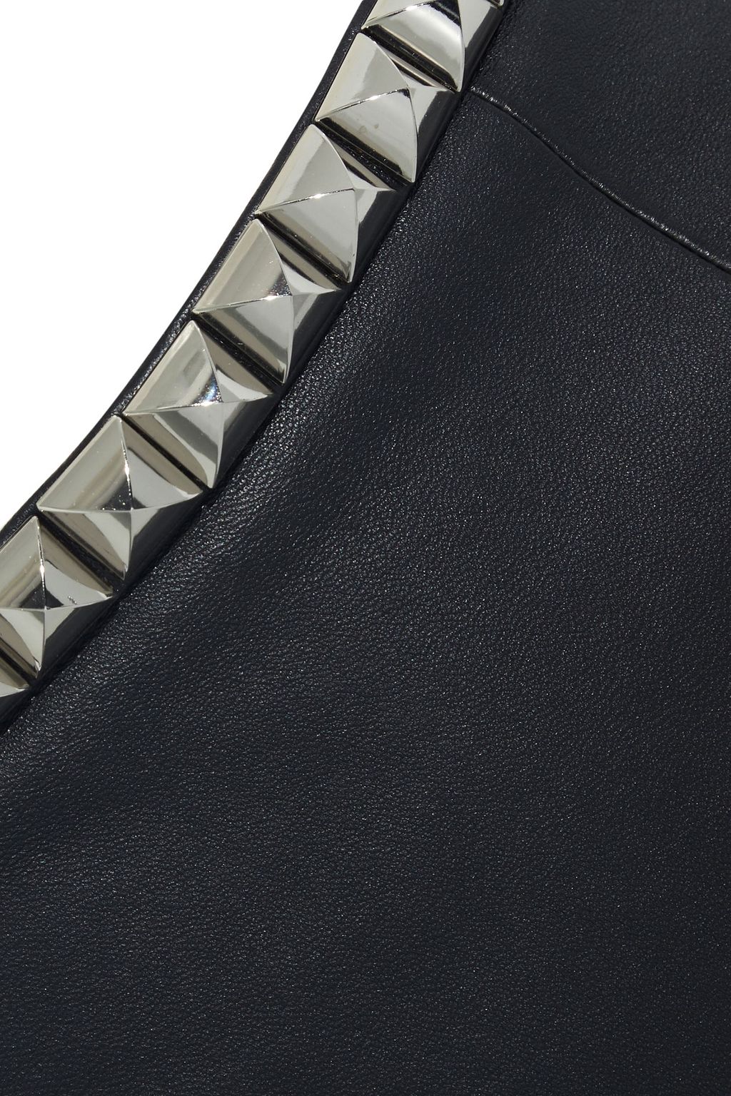 ALEXANDER WANG Studded leather mini skirt