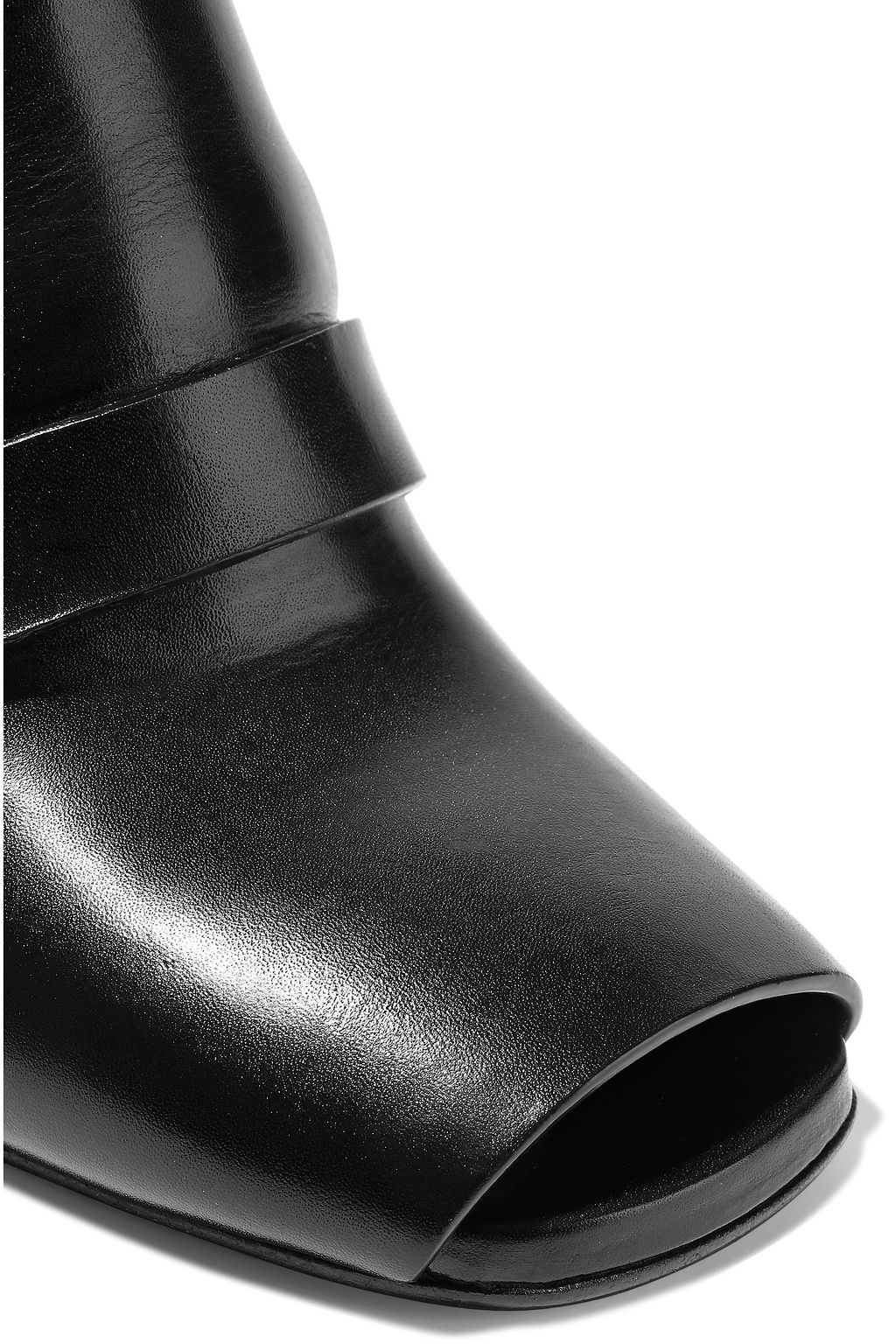 RICK OWENS Lazarus cutout leather ankle boots