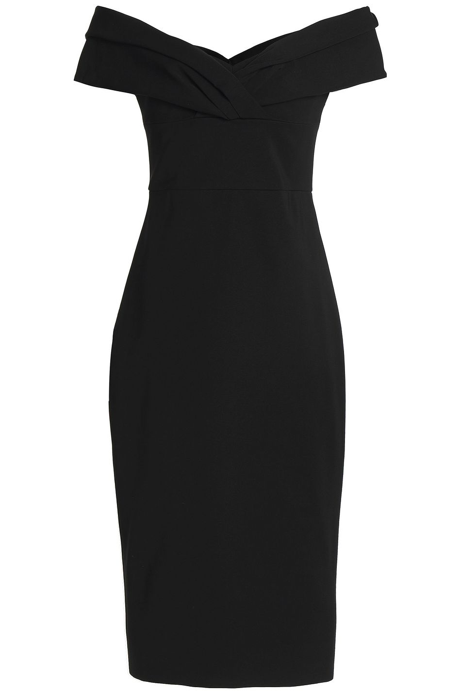 white one shoulder pleated detail midi dress