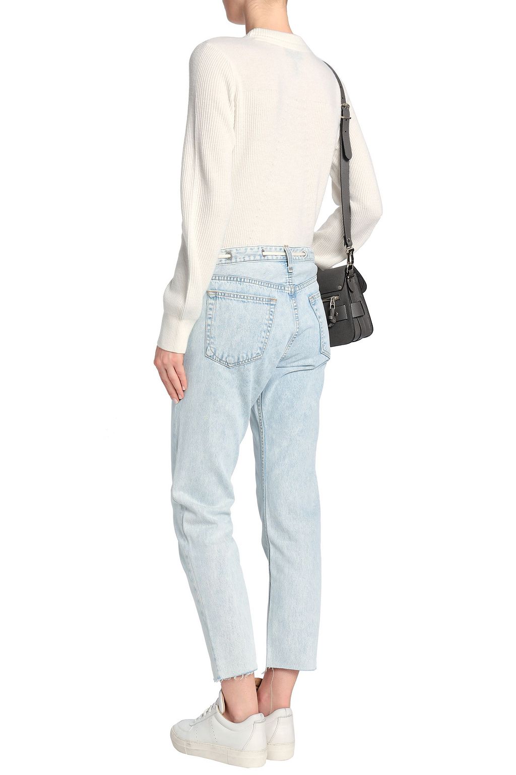 RAG & BONE Faded mid-rise straight-leg jeans