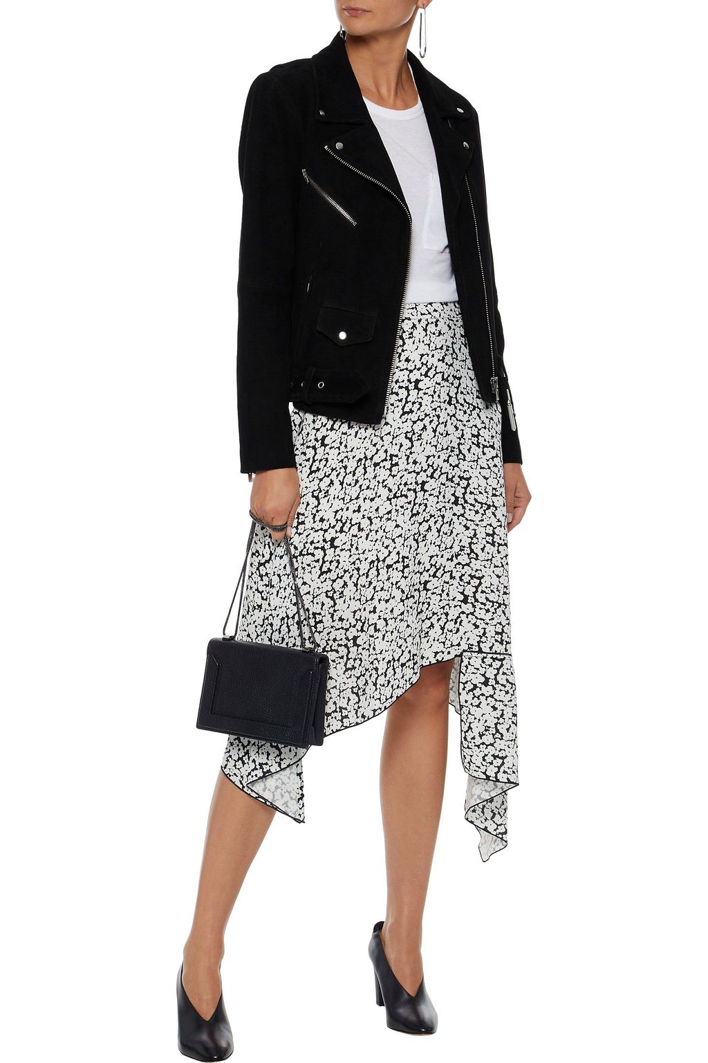 VEDA Jayne suede biker jacket
