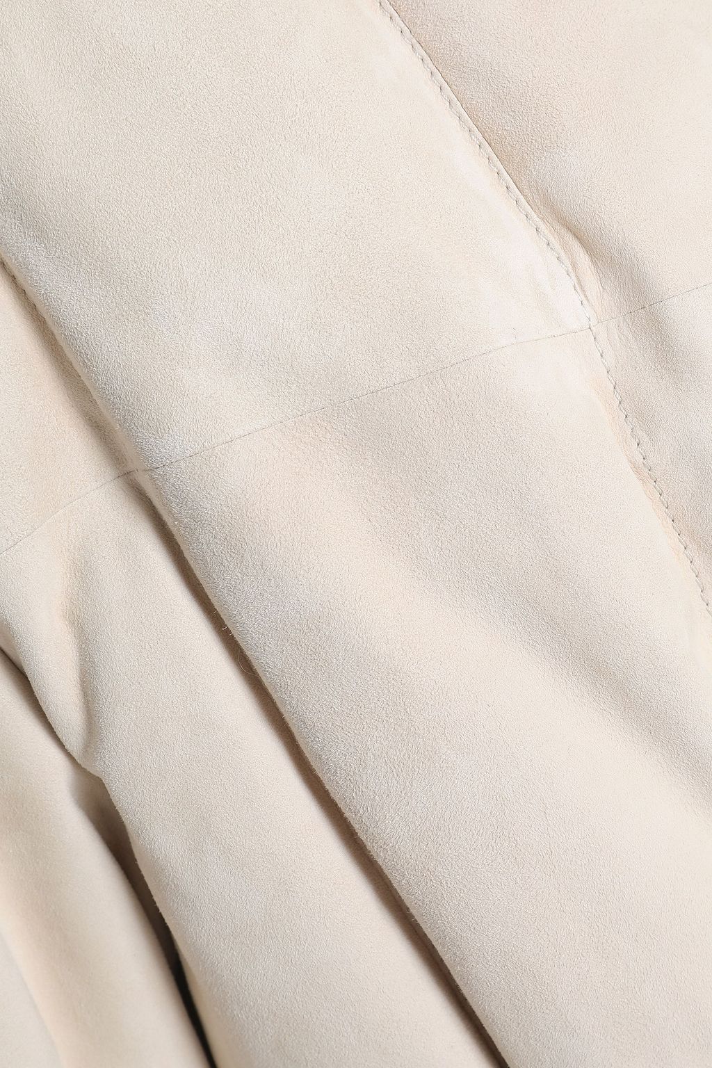 BRUNELLO CUCINELLI Belted quilted suede down jacket