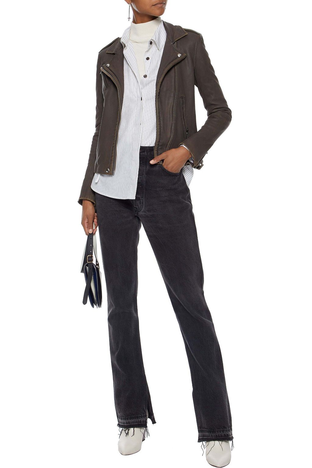 IRO Han leather biker jacket