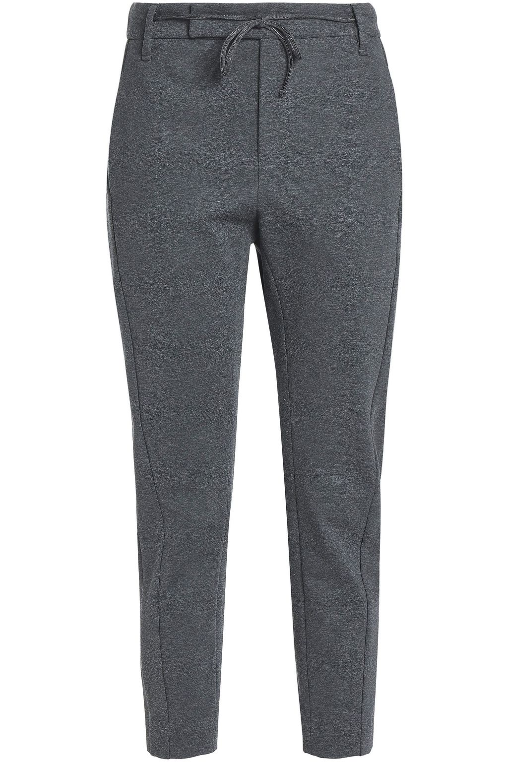 denim jersey tapered pants