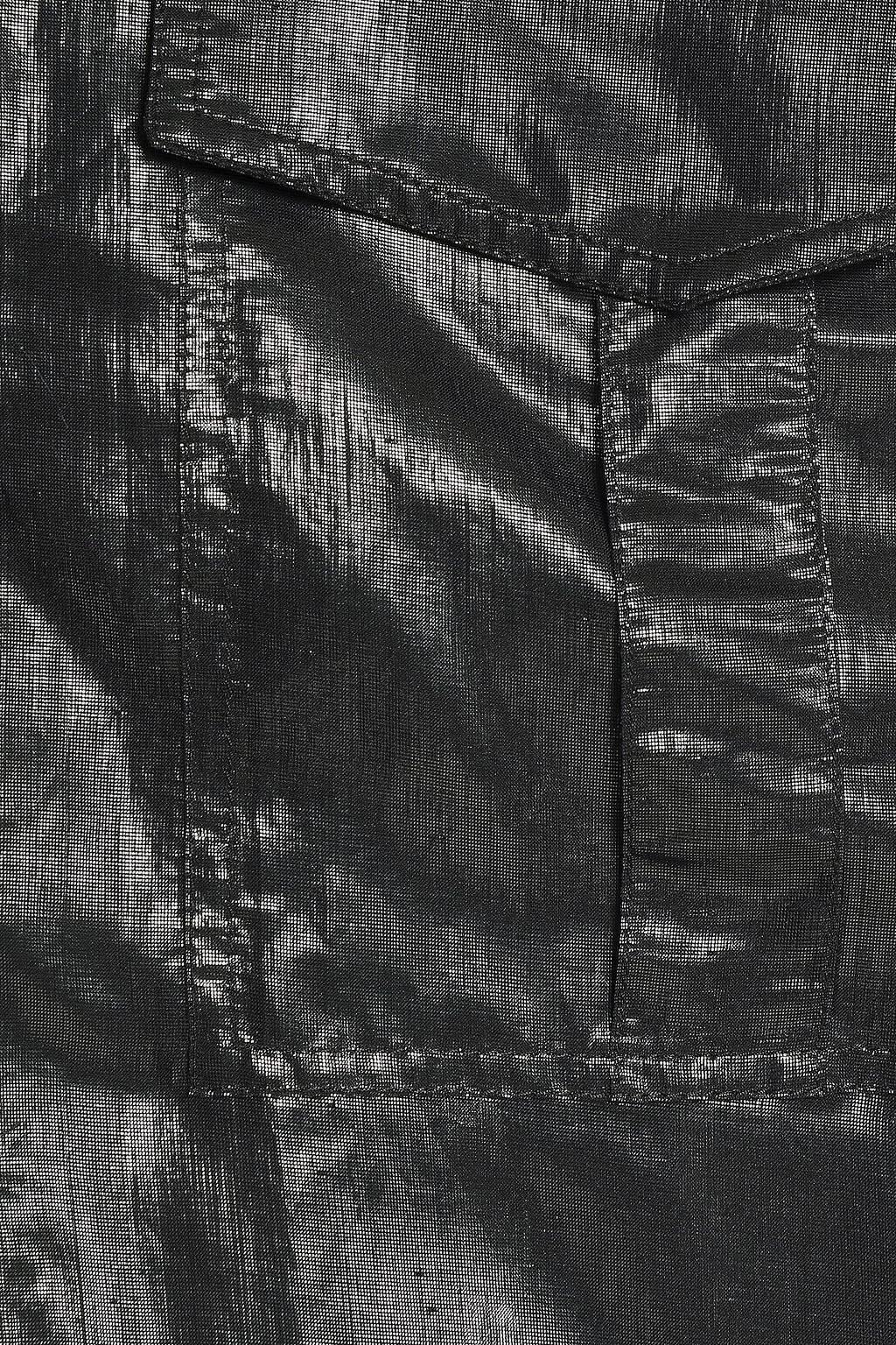 BRUNELLO CUCINELLI Silk-blend lamé shirt