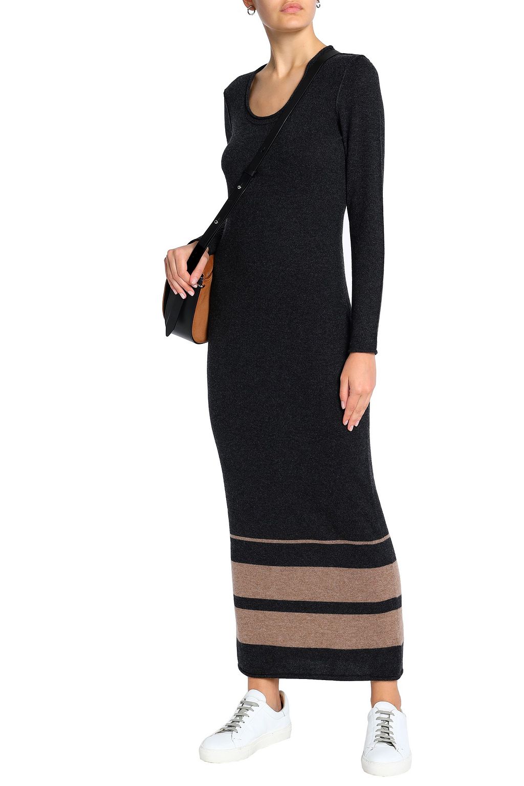 melange maxi dress