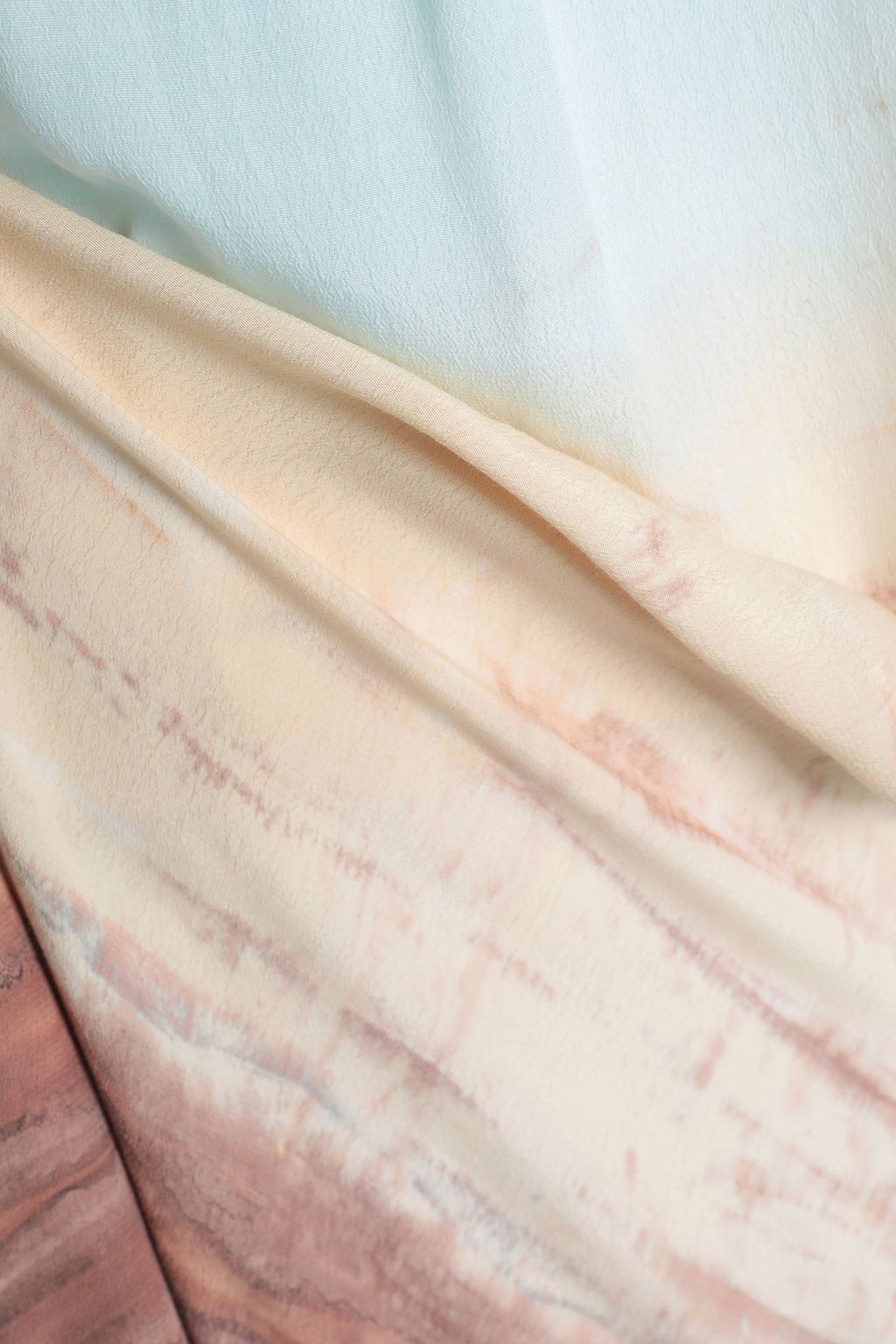 KAIN Dégradé crepe de chine maxi dress