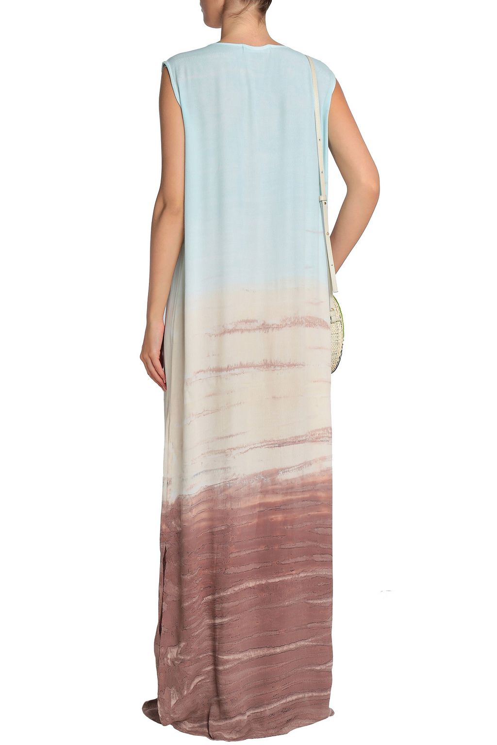 KAIN Dégradé crepe de chine maxi dress
