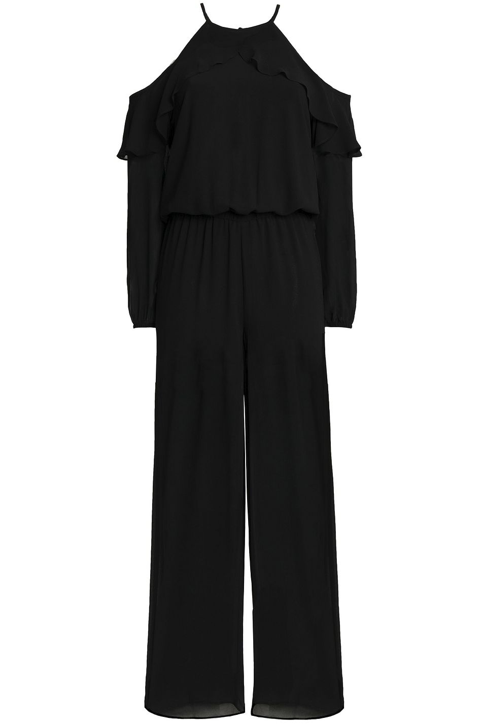 michael kors cold shoulder jumpsuit