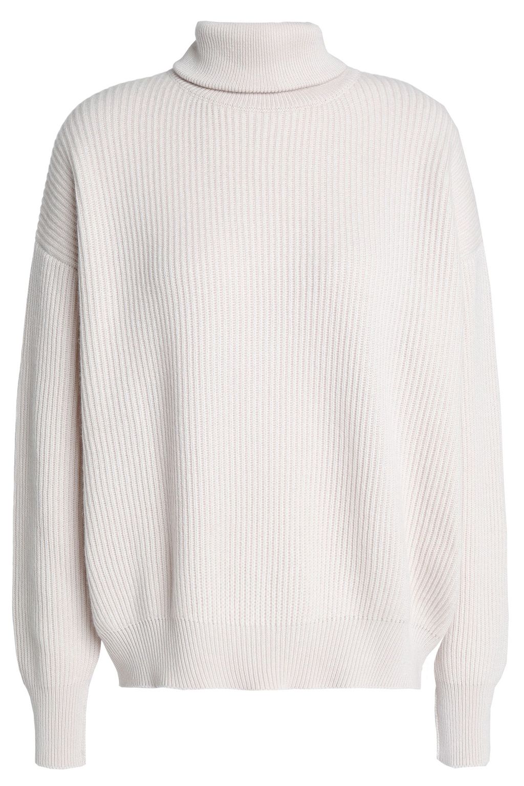 white cashmere turtleneck sweater