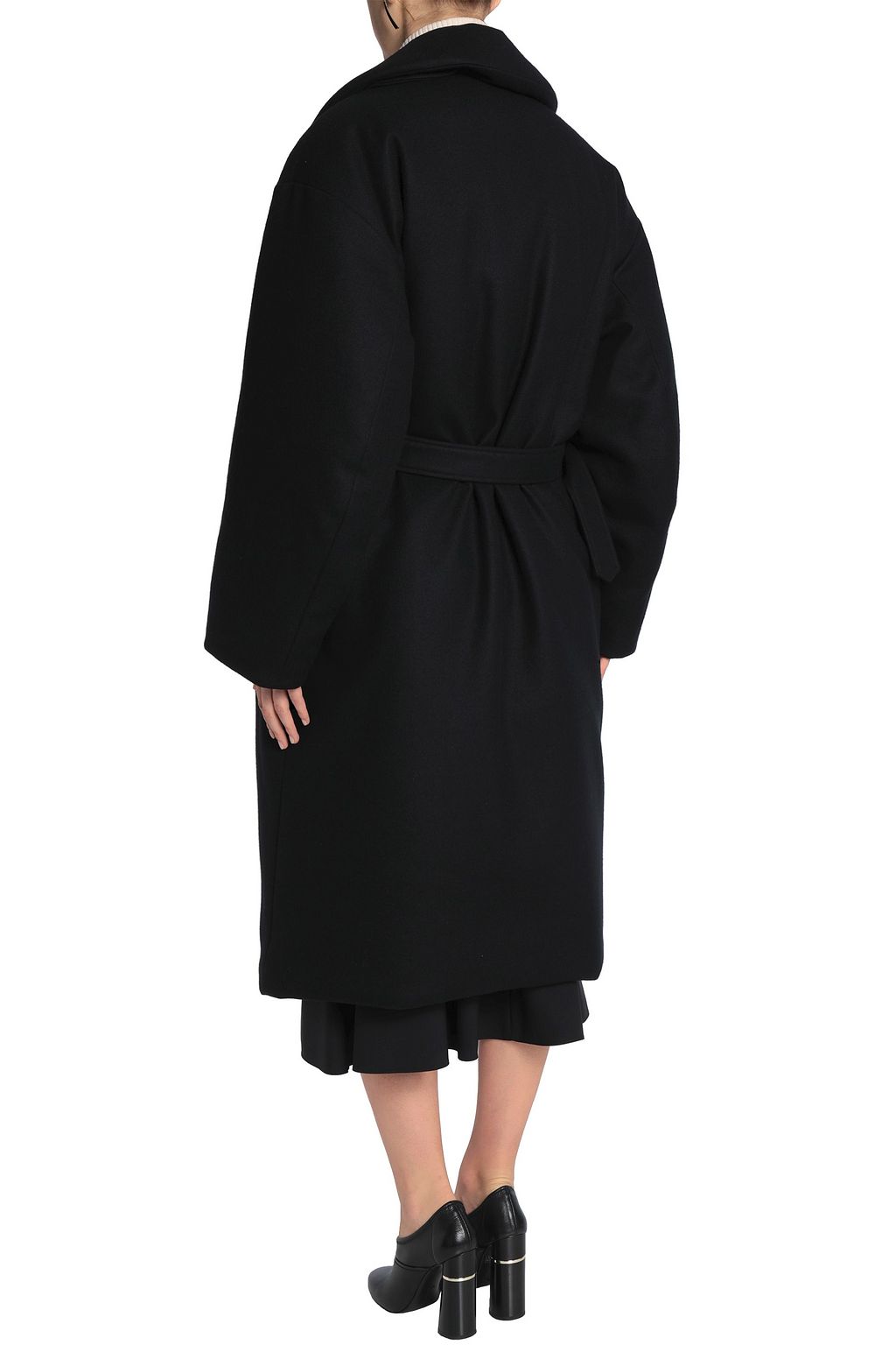 JIL SANDER Double-breasted wool-felt coat