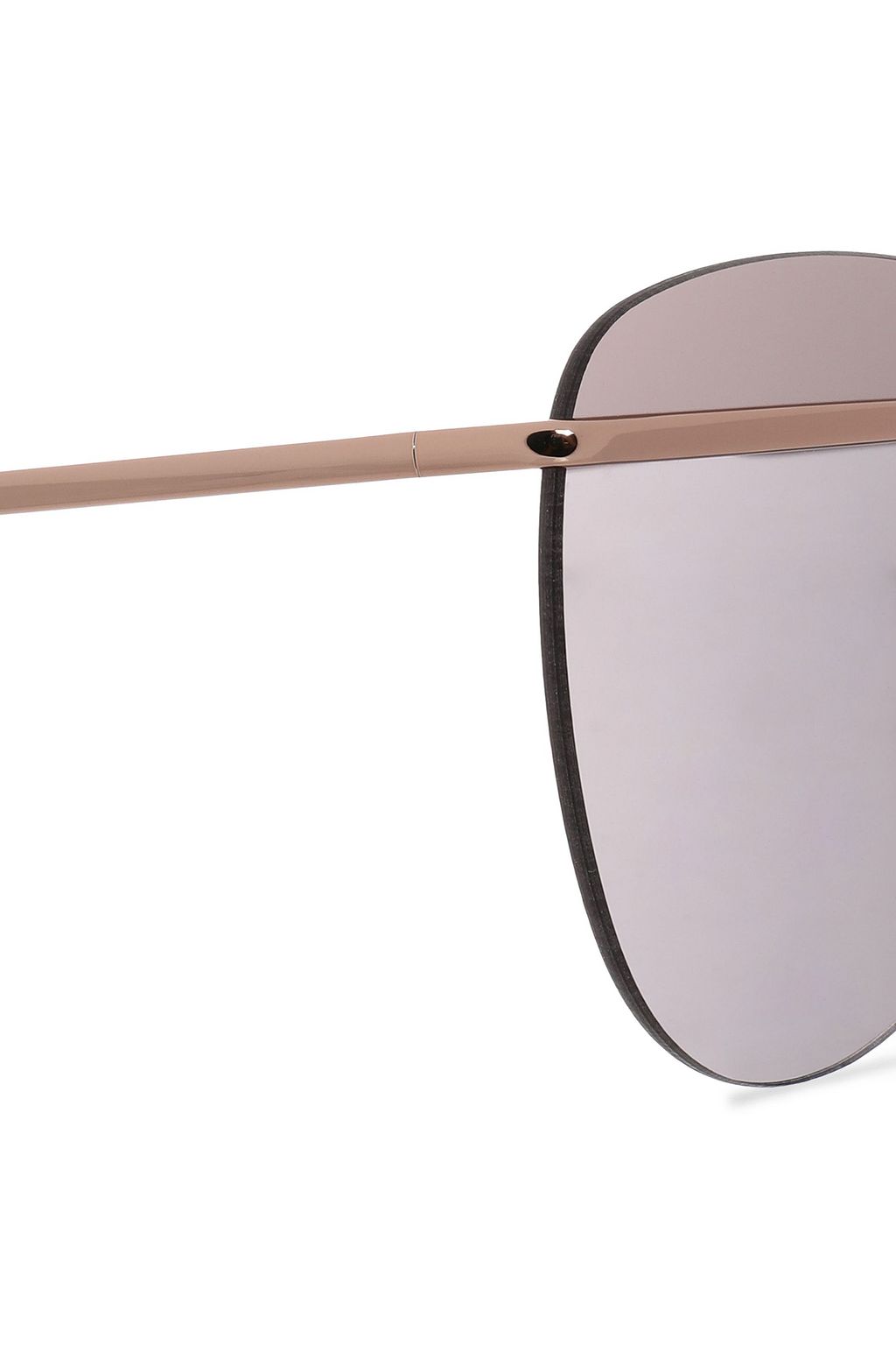 SUNDAY SOMEWHERE Round-frame silver-tone sunglasses