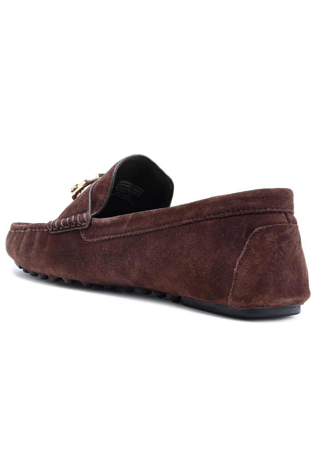 TORY BURCH Embellished suede loafers