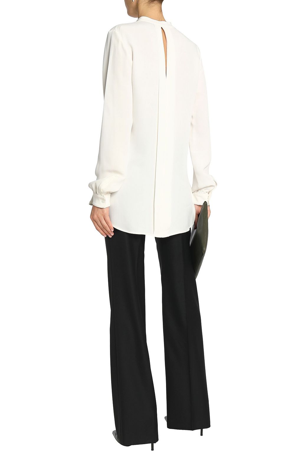 JOSEPH Rocker wool-twill bootcut pants