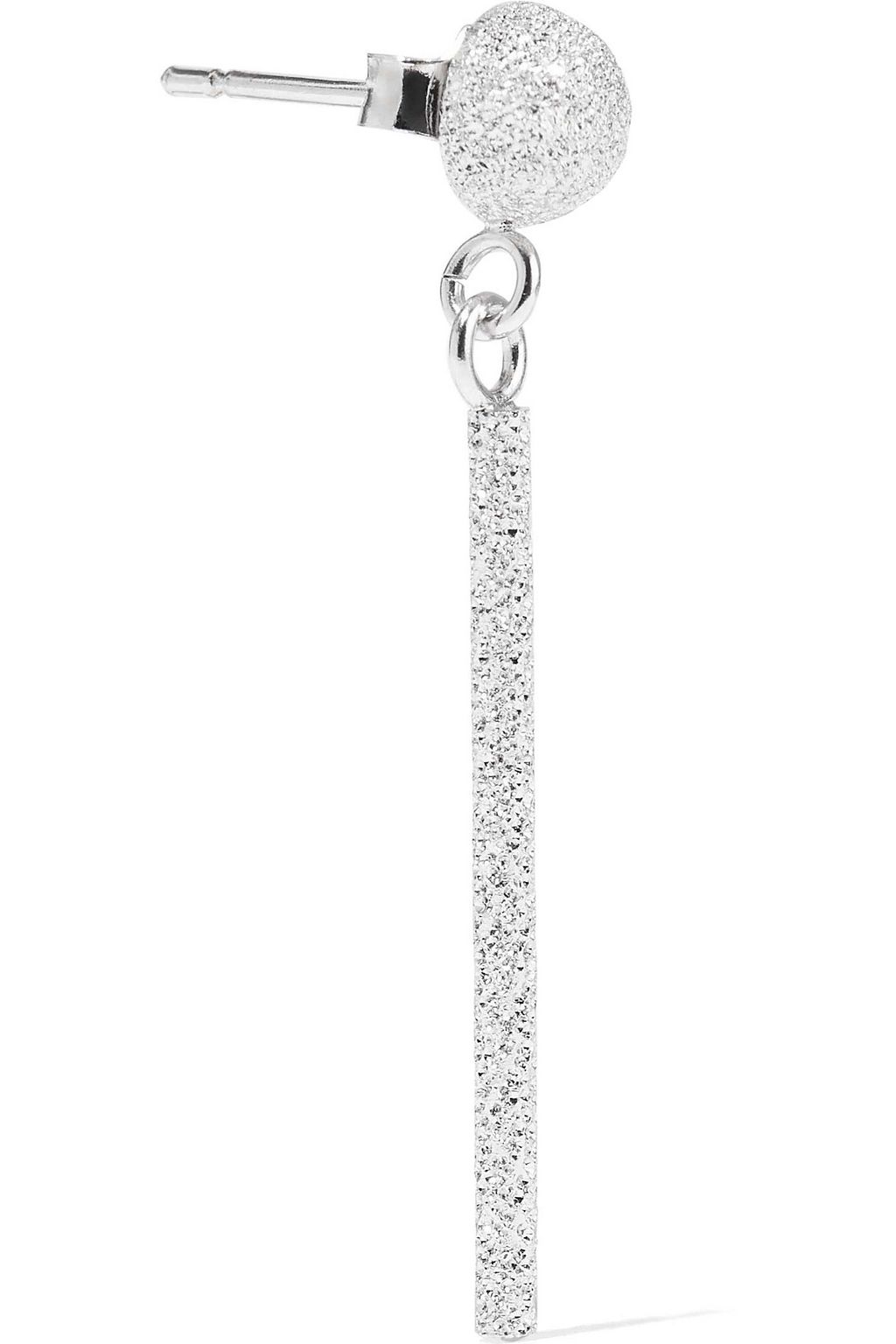CAROLINA BUCCI Magic Wand 18-karat white gold earrings