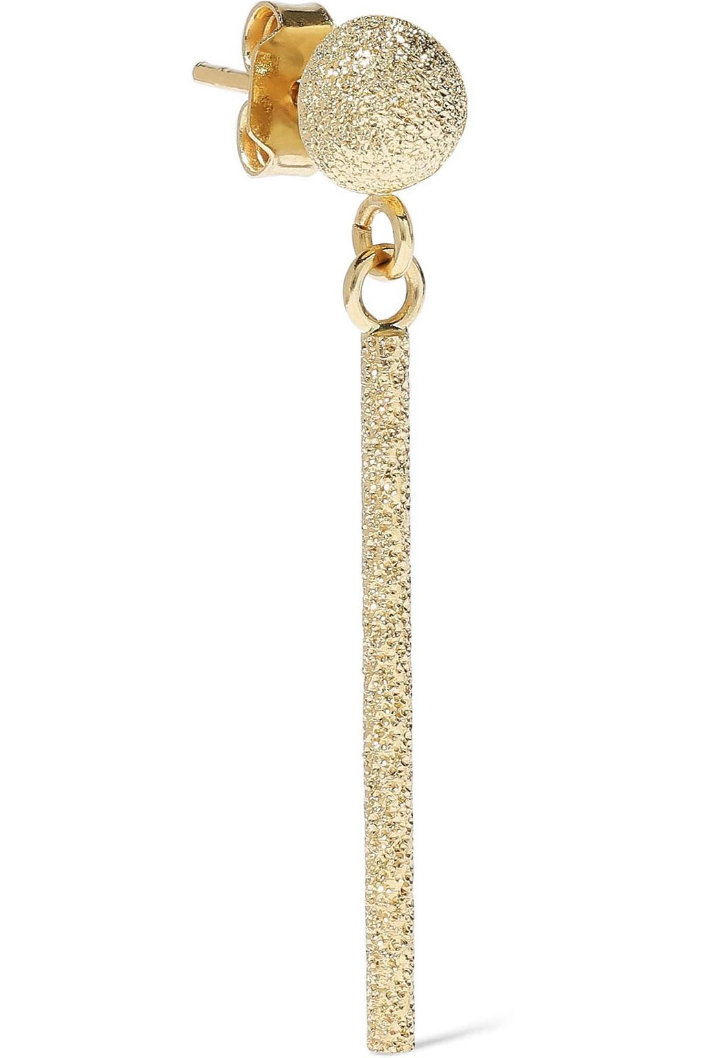 CAROLINA BUCCI Magic Wand short 18-karat gold earrings