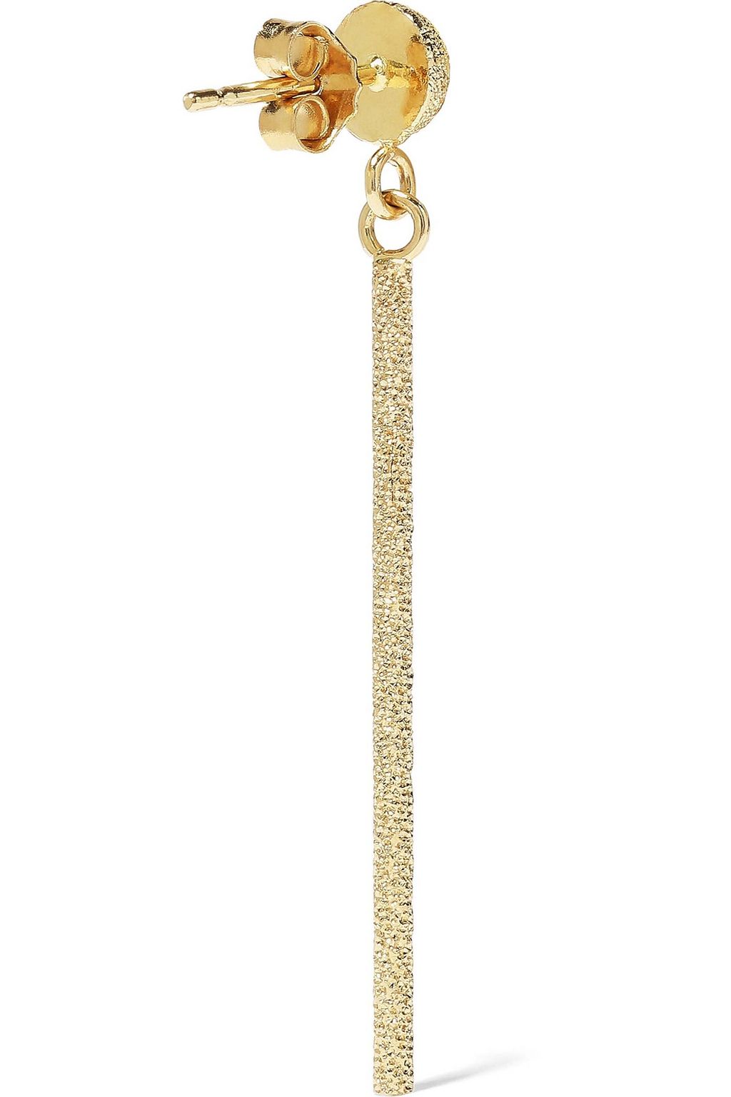 CAROLINA BUCCI Magic Wand long 18-karat gold earrings