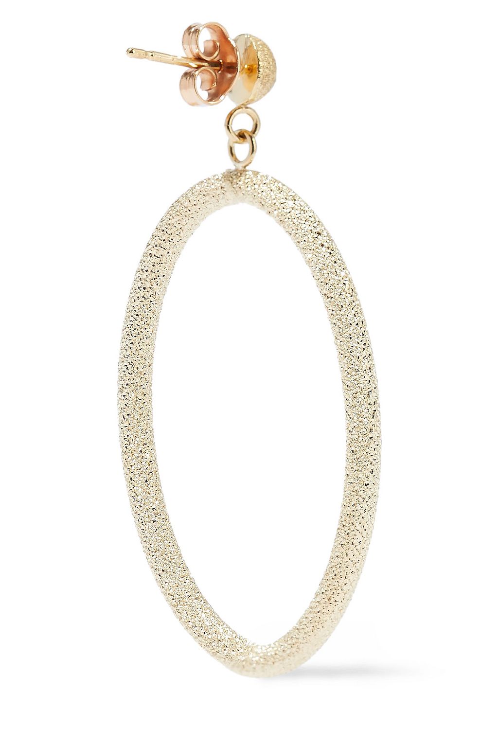 CAROLINA BUCCI Gypsy 18-karat gold hoop earrings